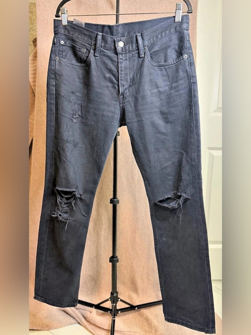 Levi’s 511 Slim Men’s Jeans 32x30 Faded Black Dark Wash Denim
